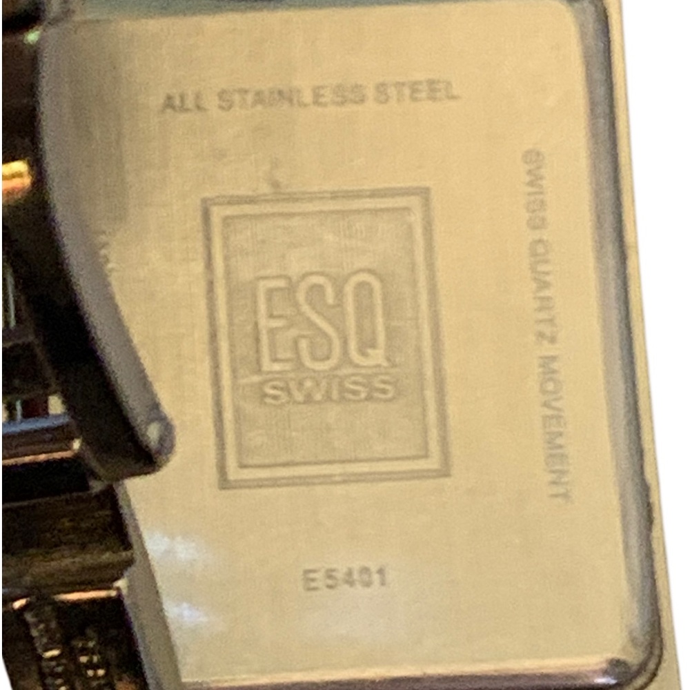 ESQ Swiss vintage Women’s watch two tone gold and silver - Picture 6 of 10